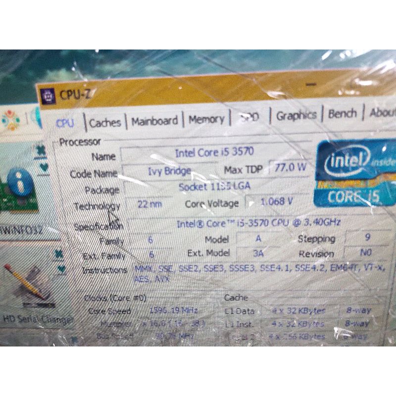 Cpu i5 3470 3570 sk 1155