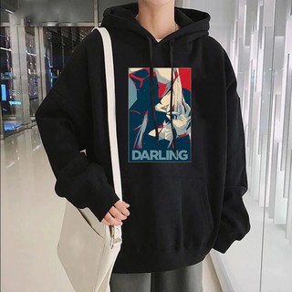 Anime Zero Hai In Áo Khoác Darling In The Franxx In Áo Khoác Áo Khoác Bông Tai Kẹp Quá Khổ Áo Chui Đầu Hoddie