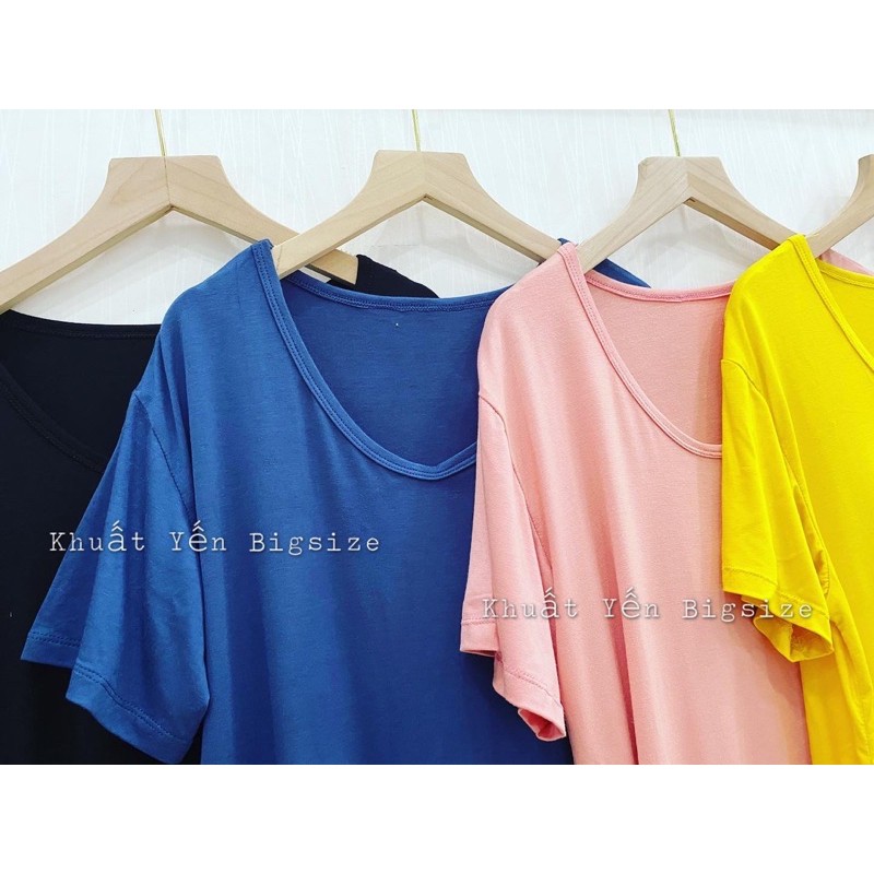 BIGSIZE Áo cộc form rộng 40- 100kg , áo cổ tim, áo thun form rộng | BigBuy360 - bigbuy360.vn