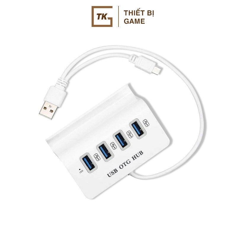 USB OTG HUB - Bộ chia cổng USB có hỗ trợ OTG kết nối với điện thoại