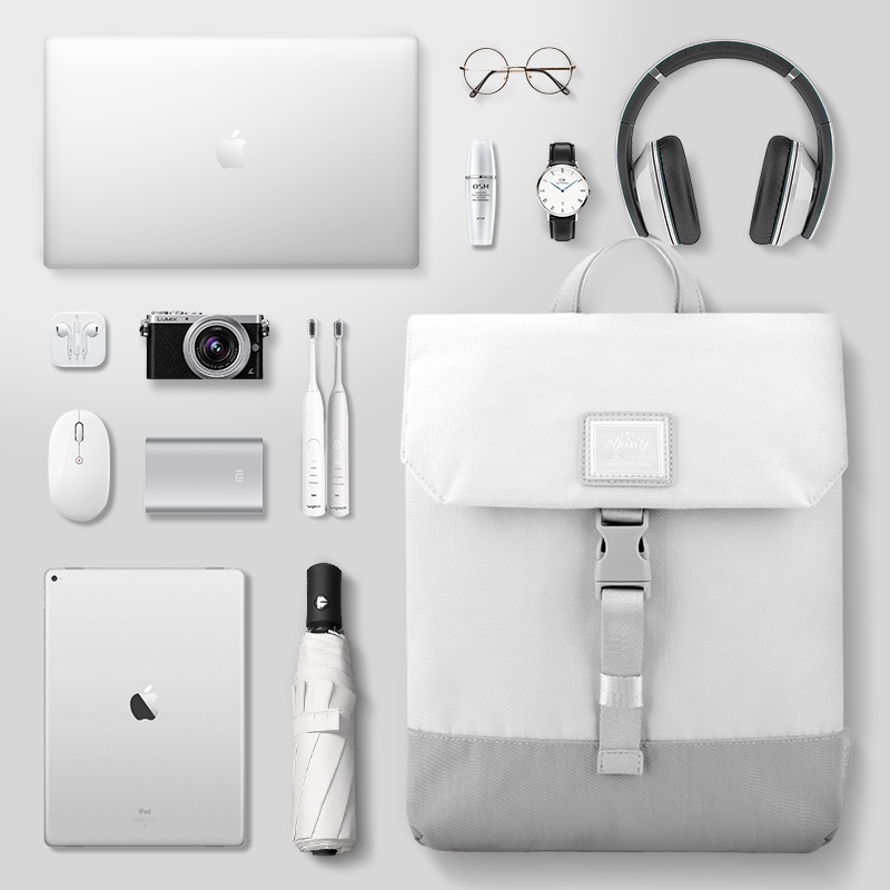Ba Lô Đựng Laptop 47Cm / MacBook Pro13.3 Lenovo surface156 / 53Cm Chất Liệu Vải Bố Cao Cấp Thời Trang Cho Nữ