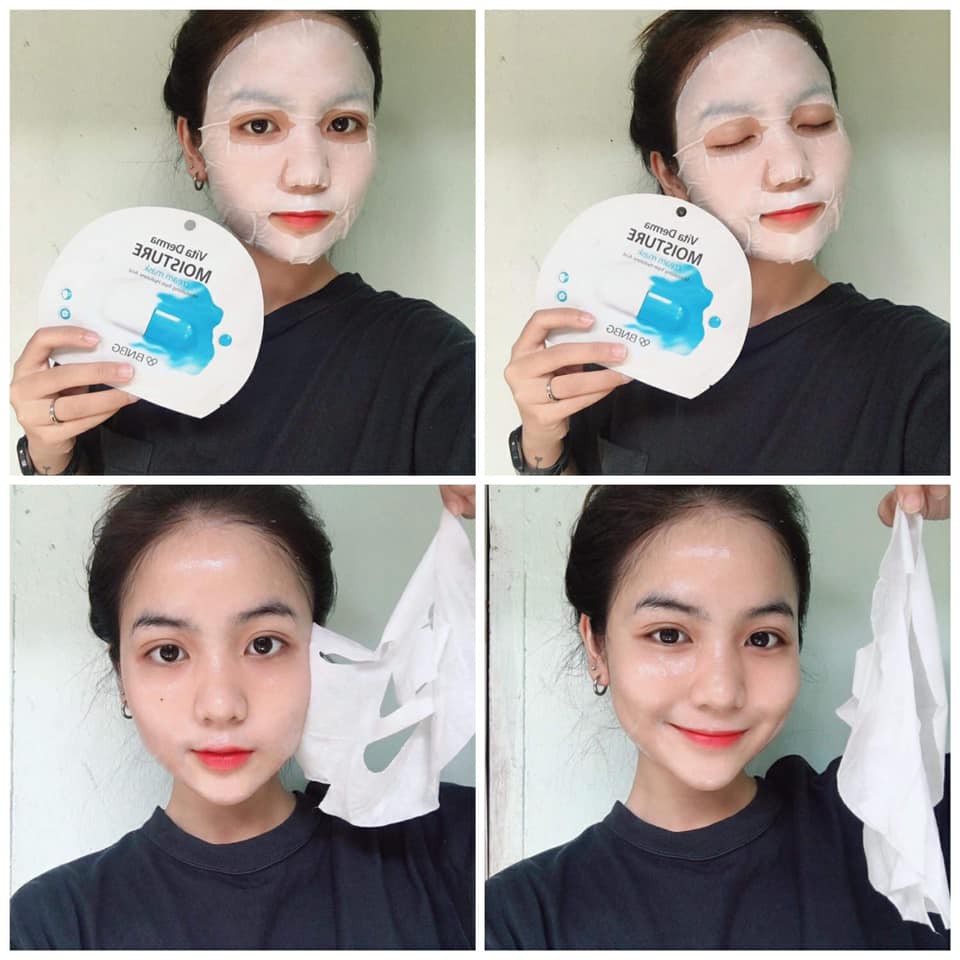 Mặt Nạ Kem Cấp Ẩm Dưỡng Da BNBG Vita Derma Moisture Cream Mask 28ml
