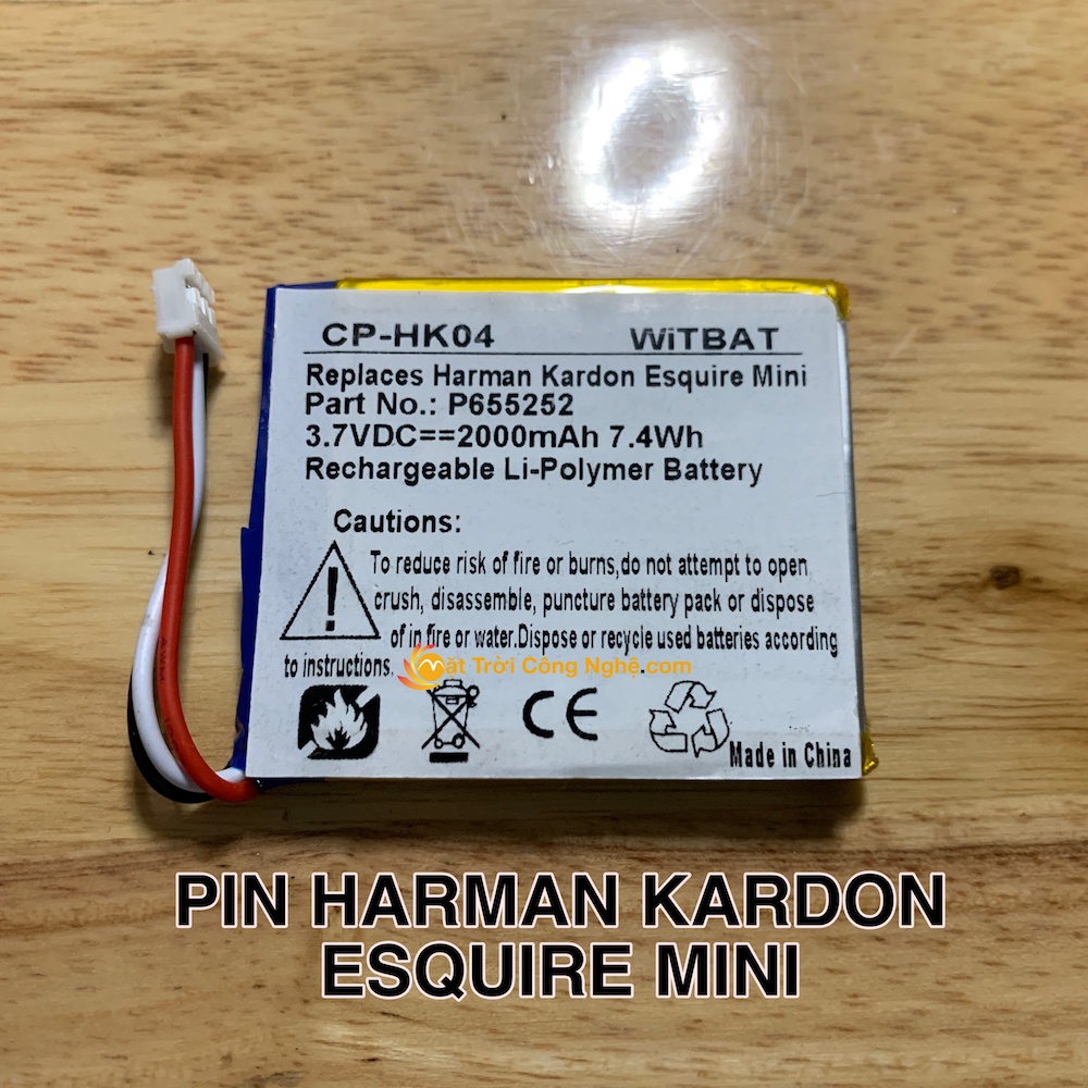 Pin loa Harman Kardon Esquire Mini - thay pin loa Harman Kardon Esquire Mini - Mặt Trời Công Nghệ