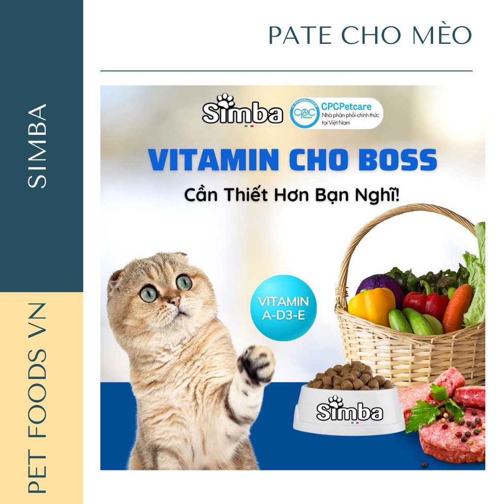 Pate cho mèo SIMBA 100g