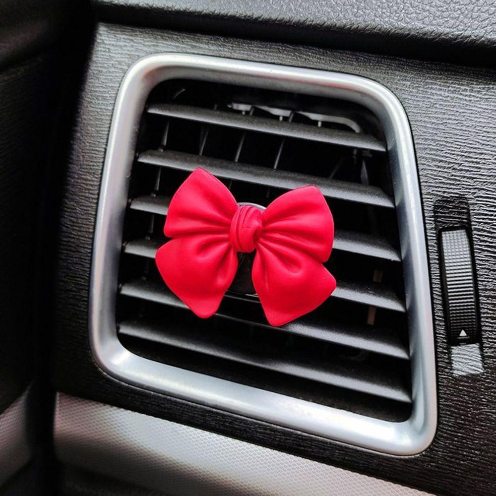 Kẹp Khuếch Tán Nước Hoa Gắn Lỗ Thông Gió Xe Hơi Hình Nơ Thanh Lịch Dễ Lắp Đặt