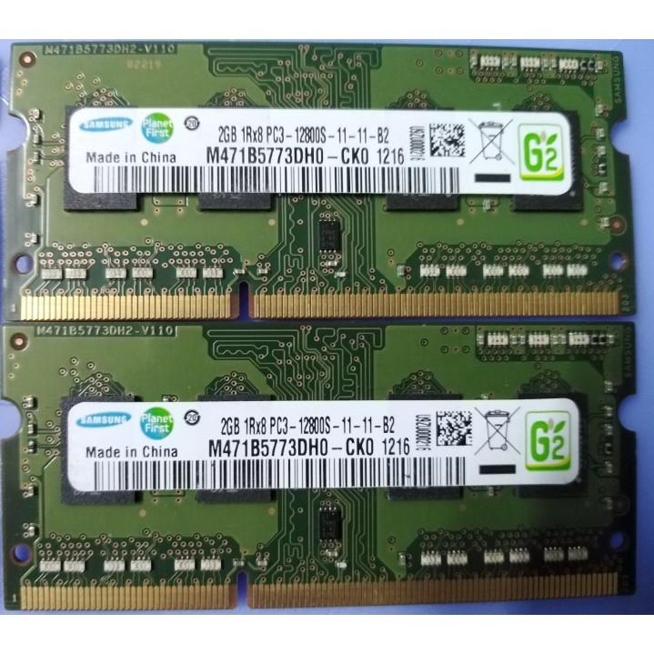 Bộ nhớ ram ddr3 2gb cho laptop, 12800s, pc3-pc3L