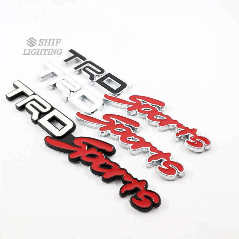 1 Miếng Dán Chữ Trd Kim Loại Trang Trí Xe Toyota