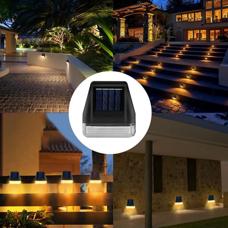 Đèn LED 2 Bóng Sử Dụng Năng Lượng Mặt Trời Chiếu Sáng Ban Đêm/ Cầu Thang/ Cầu Thang Chống Mưa