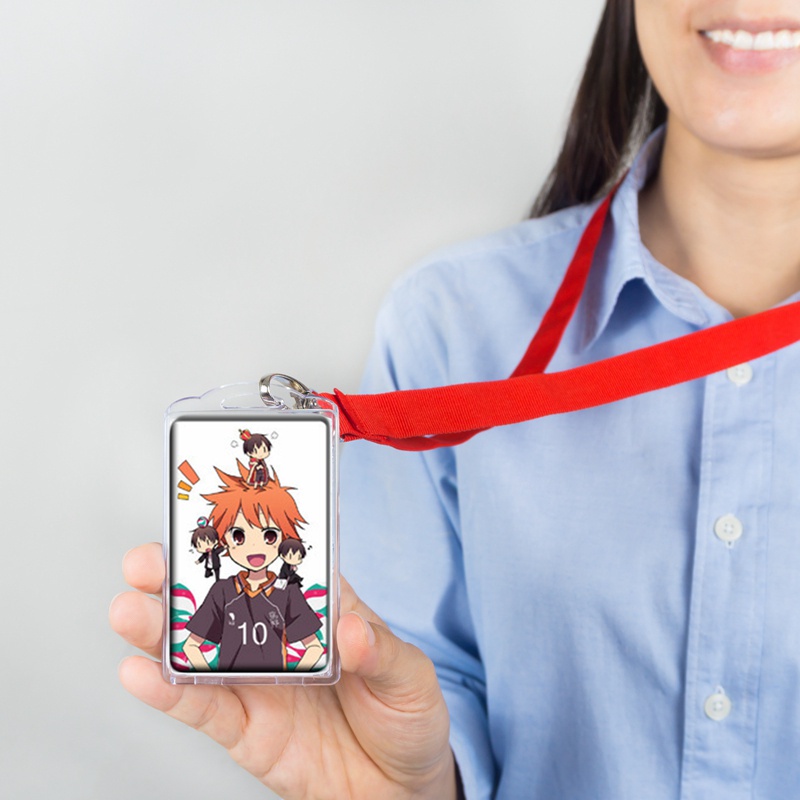 Tmdbyx Set 10 tấm thẻ dán trang trí hình anime Haikyuu!! Hinata Shoyo bằng PVC chống thấm nước