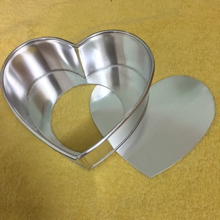 Khuôn Tim Đế Rời size 22cm
