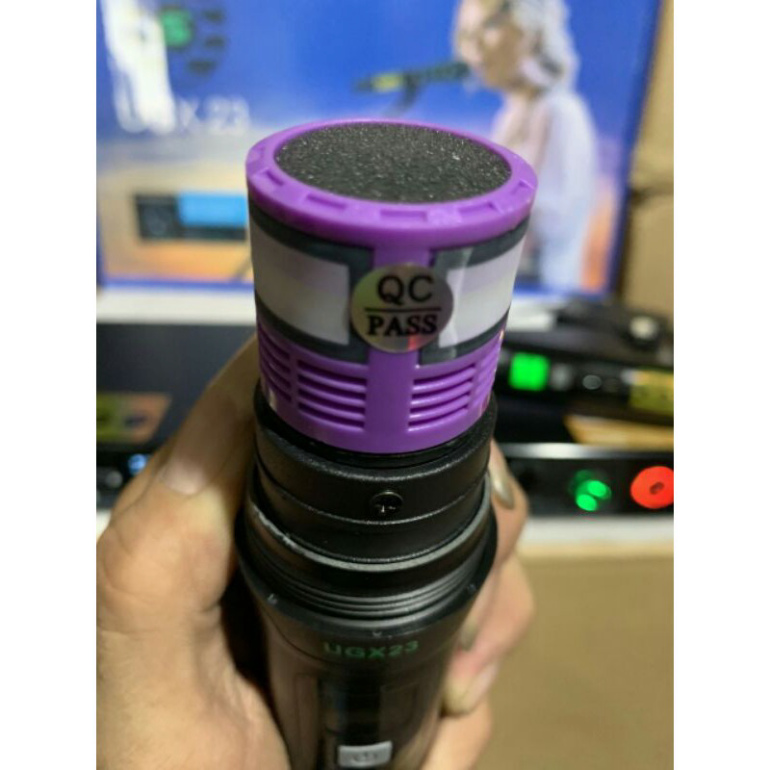 Micro karaoke không dây SHURE UGX 23 với chế độ tự ngắt(MỚI 2021) Micro UGX 23