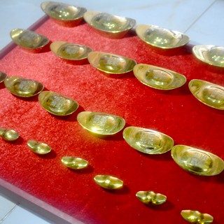 Thỏi vàng phong thủy bằng đồng