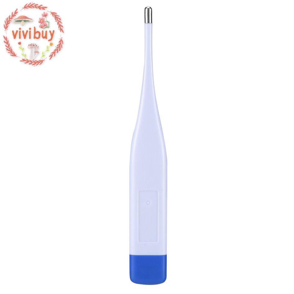 ✿vivi✿ Electronic Thermometer Digital Display Home Daily Oral Thermometer Hard Head Memory Function Neutral Safety Supplies