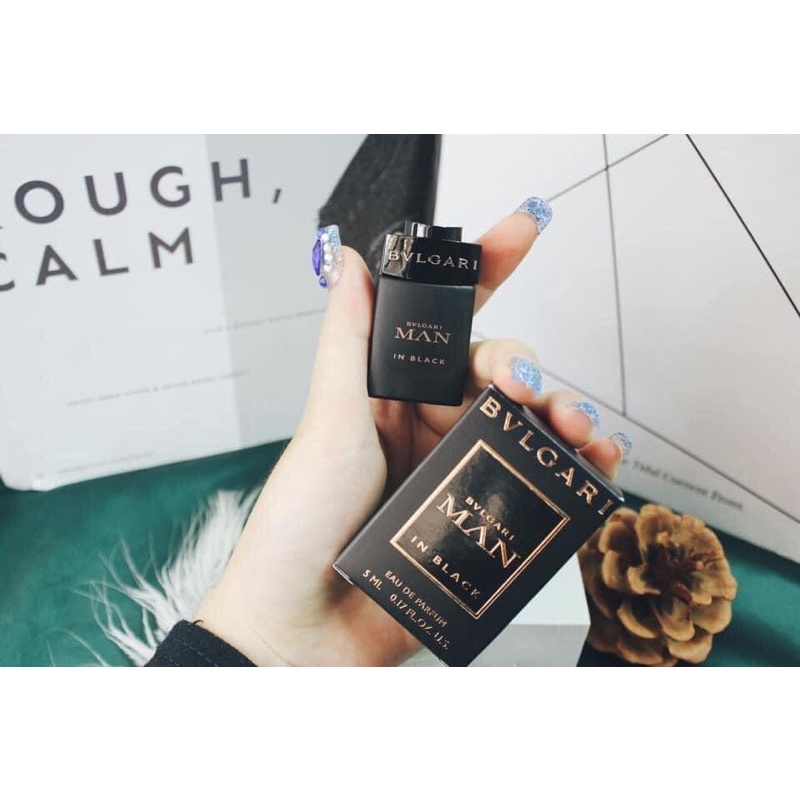 nước hoa Bvlgari man in black edp 5ml