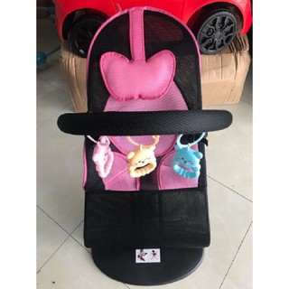 [Shopee giá rẻ] Ghế rung lưới 3 chế độ (ghế rung ăn bột)