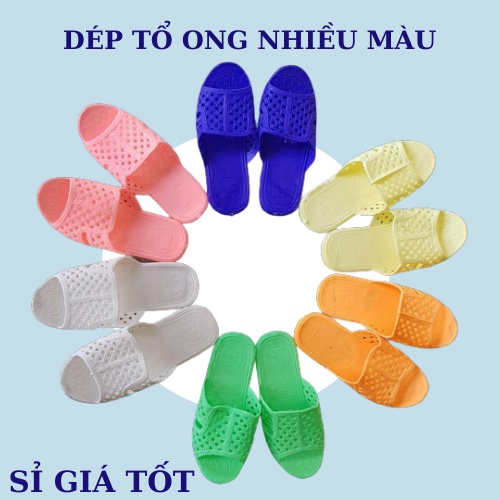 Dép Tổ Ong Nhiều Màu (9 Màu), Đa Năng Đi Mưa, Đi Trong Nhà Nam Nữ 88301