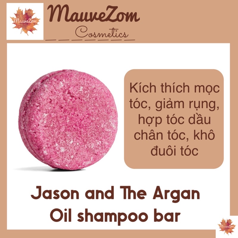 Bánh dầu gội LUSH - Jason And The Argan Oil shampoo bar
