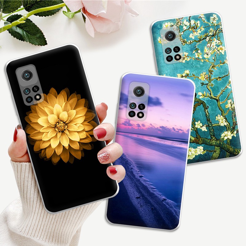 Ốp Lưng Tpu Silicone Họa Tiết Hoạt Hình Đáng Yêu Cho Xiaomi Mi 10t Pro 5g