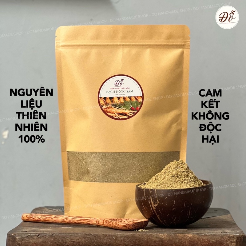 100G; 250G bột thuốc bắc tắm trắng Bạch Hồng Sâm Handmade cam kết không độc hại