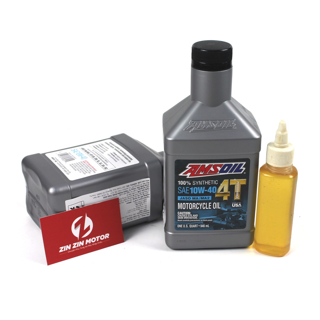 Nhớt Amsoil 4T 10W40 Performance 946ml - Zin Zin Motor