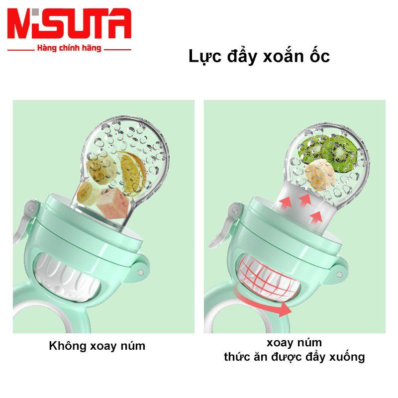 Túi nhai cho bé tập ăn dặm Mitsuta,Baby Tôm Shop