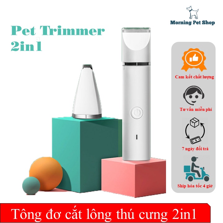 Tông đơ cắt lông chó mèo 2in 1 Pet Trimmer