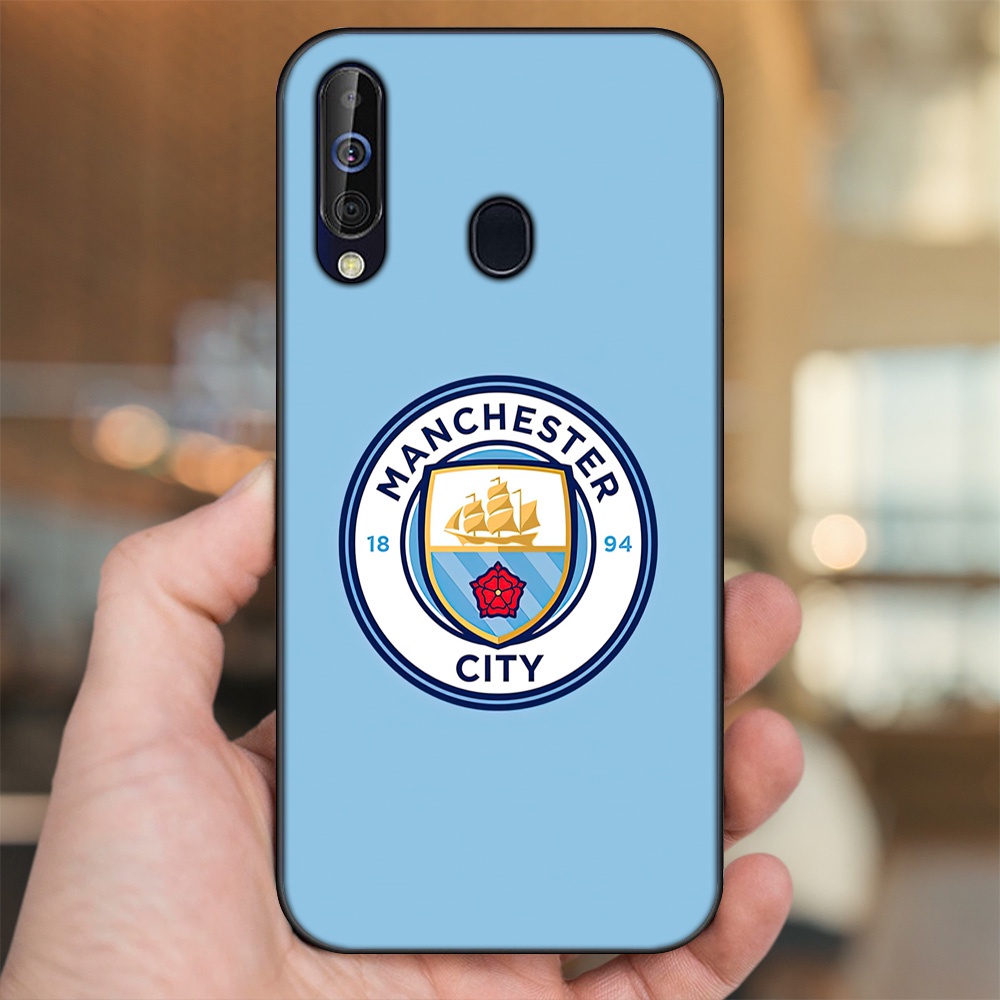 Ốp lưng Samsung A8s, A60, M30 viền đen in hình Manchester City MC