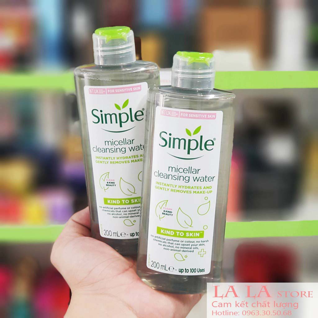 Nước Tẩy Trang Simple Micellar Cleansing Water 200ml | BigBuy360 - bigbuy360.vn