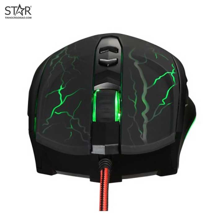 Chuột Motospeed V5 Hurricane Leopard Gaming Led (Đen)