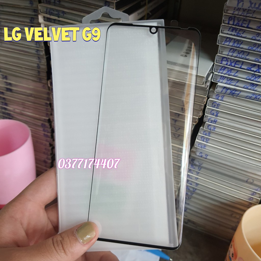 Kính cường lực LG Velvet G9 2020 Full màn hình siêu chịu lực