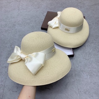 Mũ chuông cói nơ tiểu thư