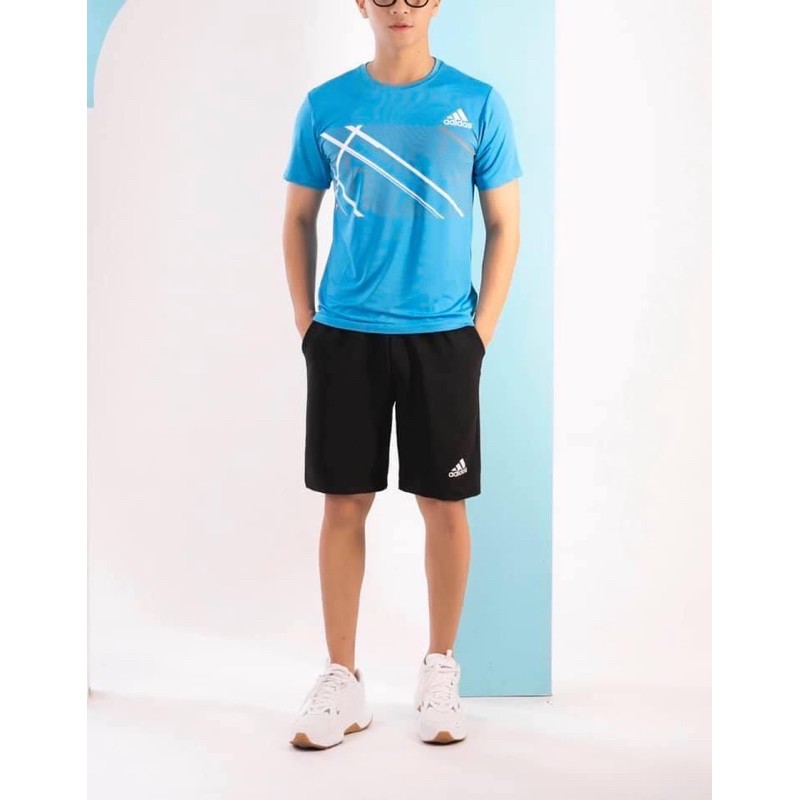 [SALE]-Bộ thể thao nam áo cộc quần đùi xuất dư xịn lẻ sz