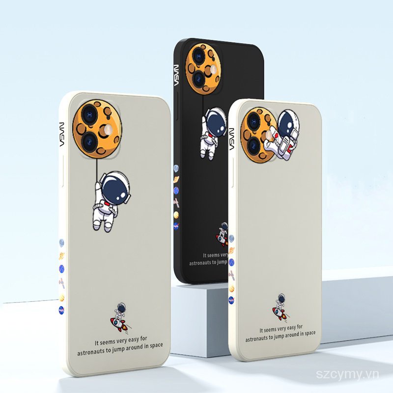 Ốp điện thoại TPU chủ đề vũ trụ nasa cho iPhone 11 Pro Max Xs Max Xr X 6 6S 7 8 Plus Se 2020