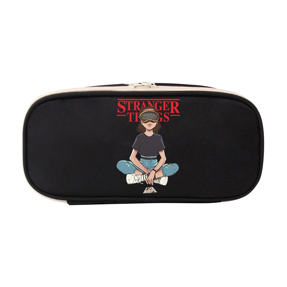 Hộp Đựng Bút Chì Đa Năng Sức Chứa Lớn In Họa Tiết Stranger Things 4 HELLfire club Cho Học Sinh