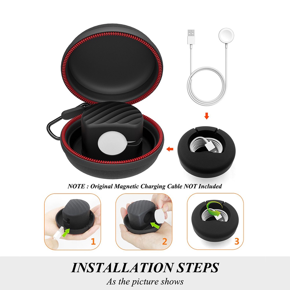 Ninki Hộp Đựng Sạc Chuyên Dụng Cho Apple Watch Series 8/7/6/5/4/3/2/1/SE iWatch 38/40/41/42/44/45mm