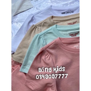 Áo Phông Bé Gái Basic Nhún Vai GÊ