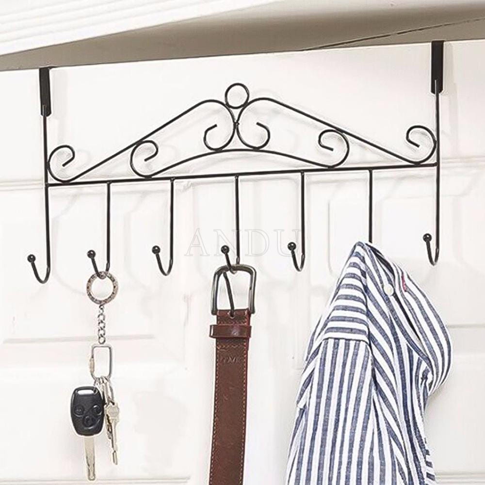 Móc Treo Quần Áo Sau Cửa , Thanh Treo Đồ 7 Móc Tiện Dụng