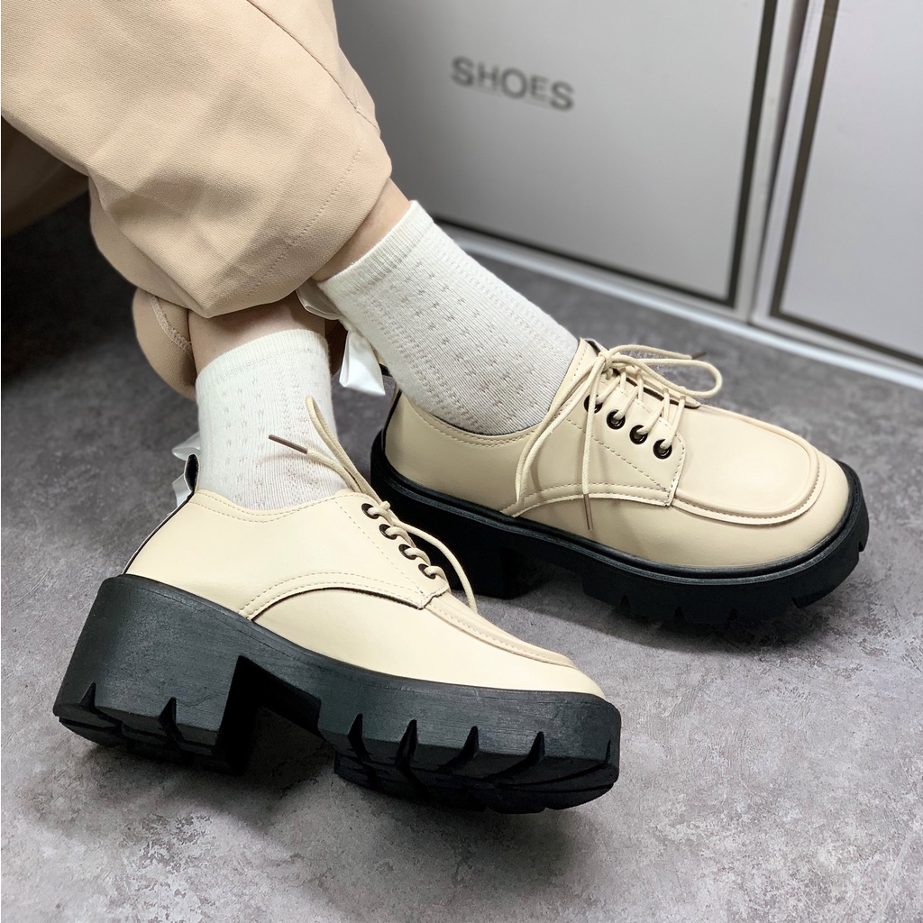GIÀY OXFORD KELLY ĐỘC QUYỀN LOVESHOES ĐẾ CAO 6CM MÃ M28