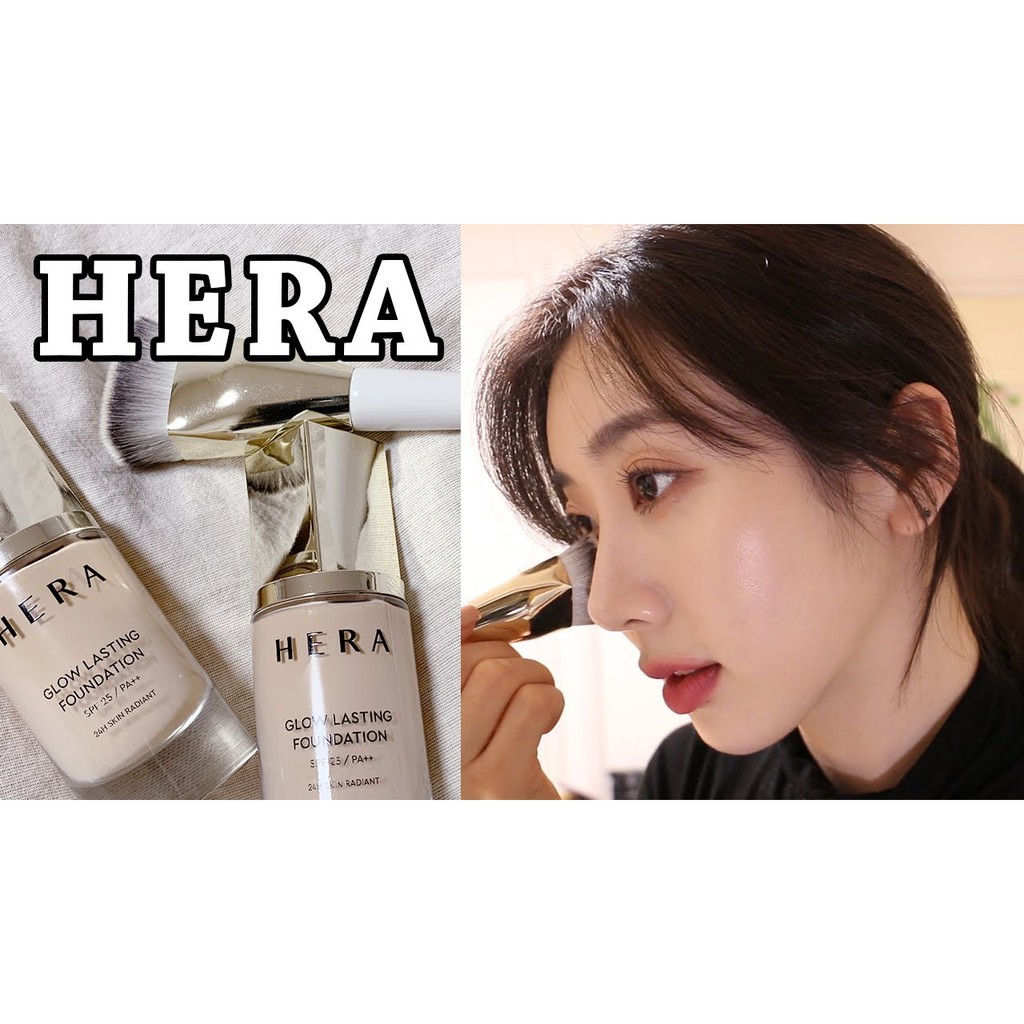Kem Nền Ma Thuật Siêu Che Khuyết Điểm Và Giữ Tone Suốt 24 Giờ - Hera Glow Lasting Foundation SPF25/PA++ 1ml | BigBuy360 - bigbuy360.vn