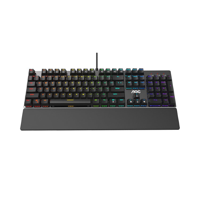 Bàn phím cơ AOC GK500 RGB Outemu Blue Switch Gaming (GK500/74) (hàng chính hãng) | BigBuy360 - bigbuy360.vn