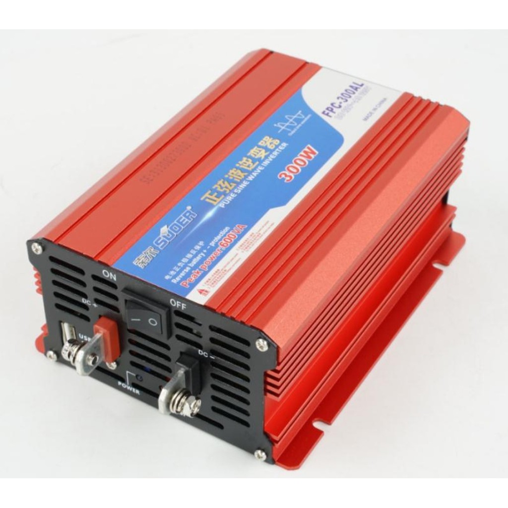 [Mã 44ELSALE2 giảm 7% đơn 300K] Bộ đổi điên sin chuẩn 300w 12v sang 220v chống ngược cực - FPC-300AL