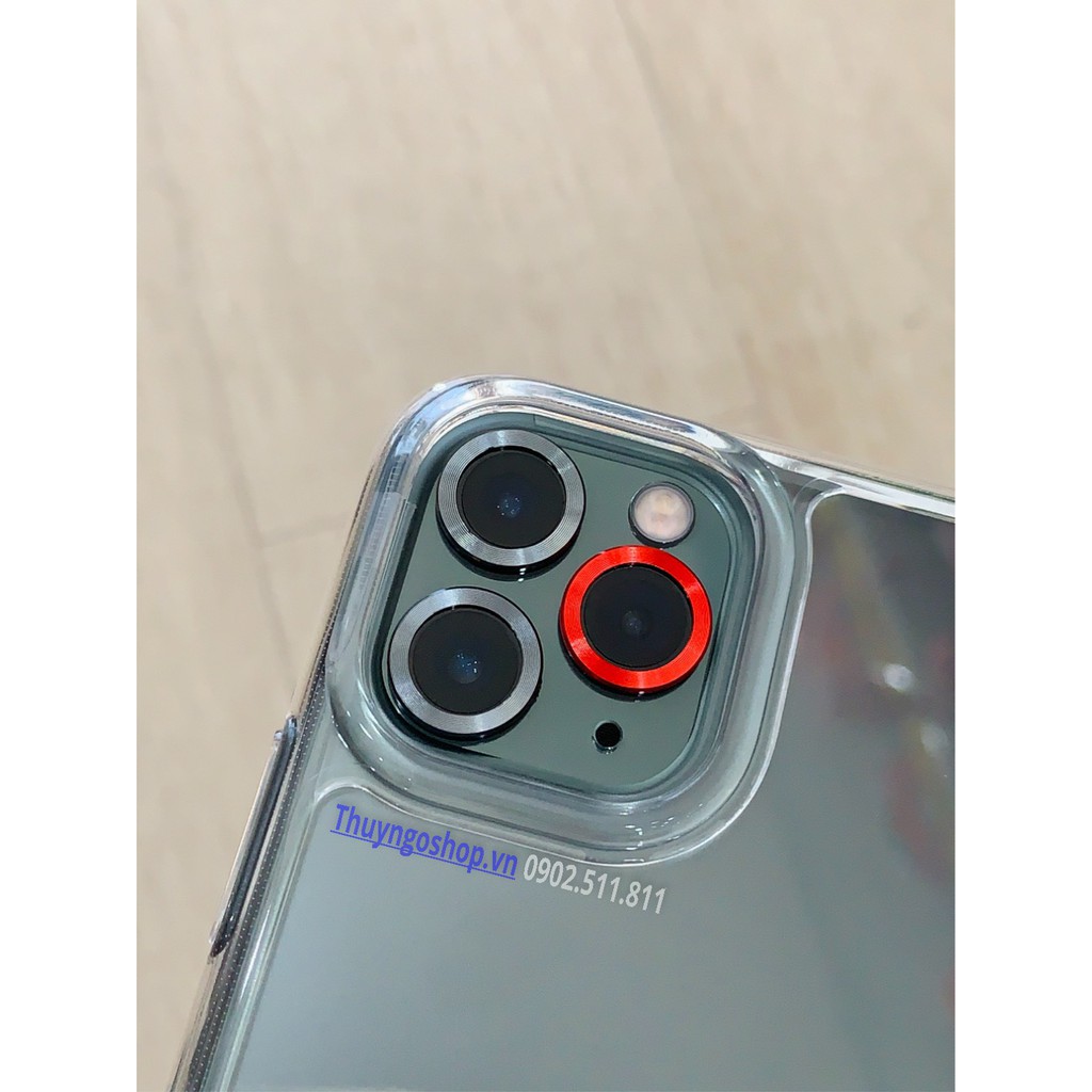 Iphone 11/11pro/11pro max - Dán kim loại chống trầy viền camera
