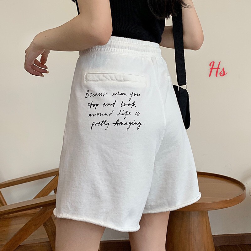Quần Đùi In Chữ Sau Mông Mã 443