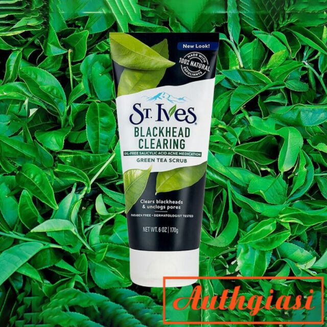 [USA] Sữa rửa mặt St.Ives 170g Trà xanh, mơ, lúa mạch, chanh hồng & cam sạch mụn đầu đen & tẩy da chết - Mỹ | BigBuy360 - bigbuy360.vn