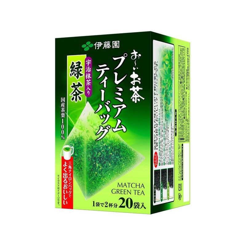 Trà xanh Matcha Uji túi lọc Itoen 20 gói (36g) - Hachi Hachi Japan Shop