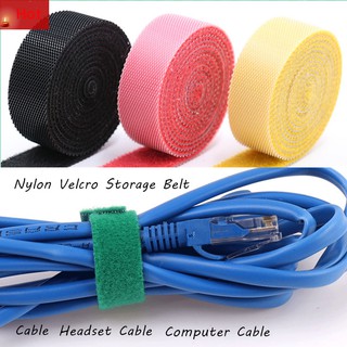 👍1 m Băng nylon Velcro / Băng ma thuật / Dây cáp dữ liệu / Nylon Velcro Tape Magic Tape Charging Cable Strap