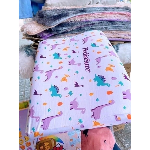 GỐI CAO SU NON CHO BÉ QUÀ TẶNG TỪ SỮA PEDIASURE Ruột Gối Được Làm Từ Cao Su Non Tổng Hợp Áo Gối Vải Thun Lạnh 4 Chiều