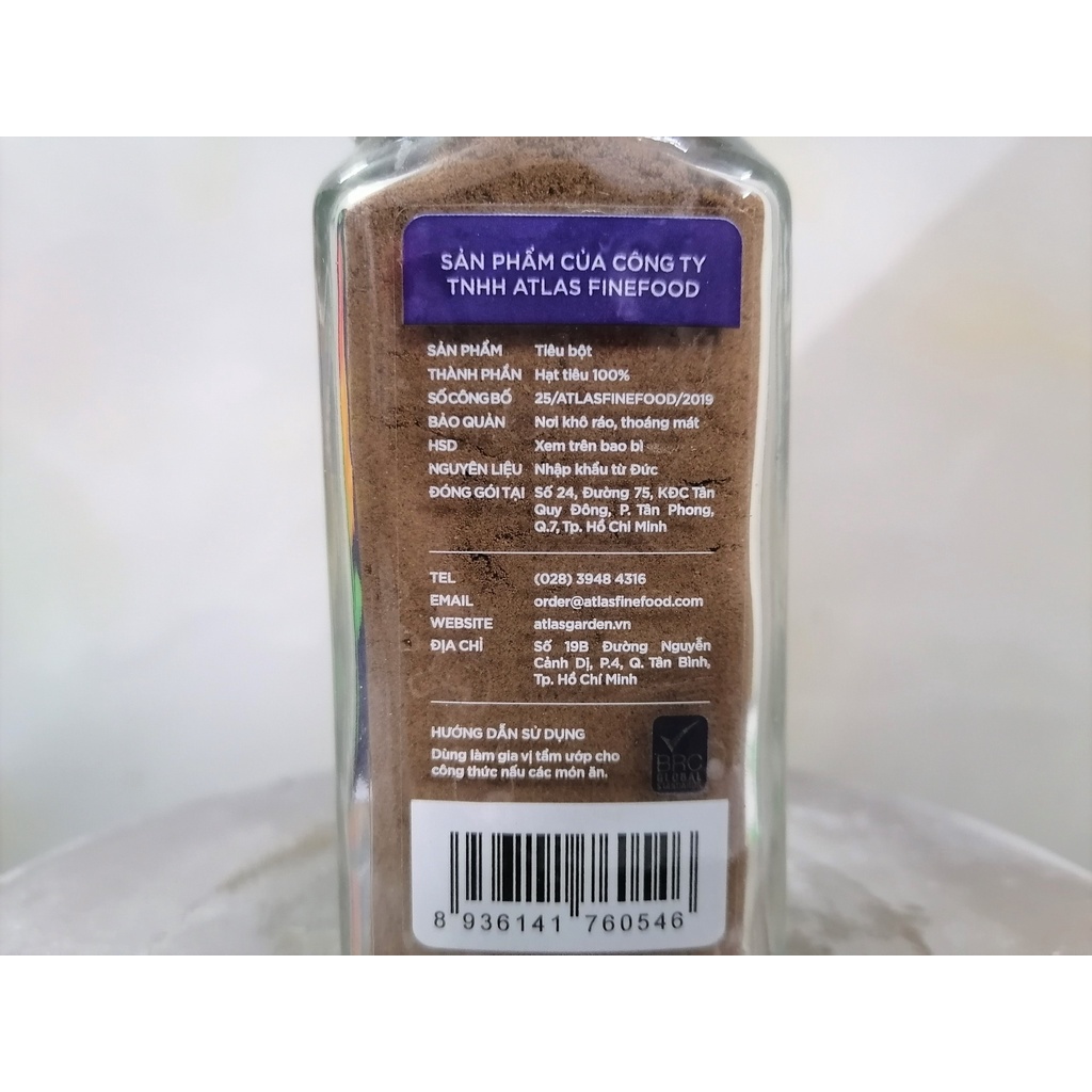 [Lọ nhỏ 59g – ALLSPICES GROUND] BỘT TIÊU JAMAICA [Gernamy] ATLAS (als-hk)
