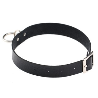 Nan-có thể điều chỉnh thời trang nữ cổ da punk đinh tán tình yêu khóa cổ O Ring