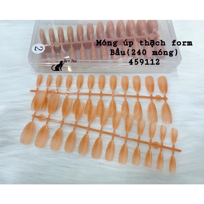 Móng úp thạch nhọn- vuông- thang móng dẻo , ôm phom